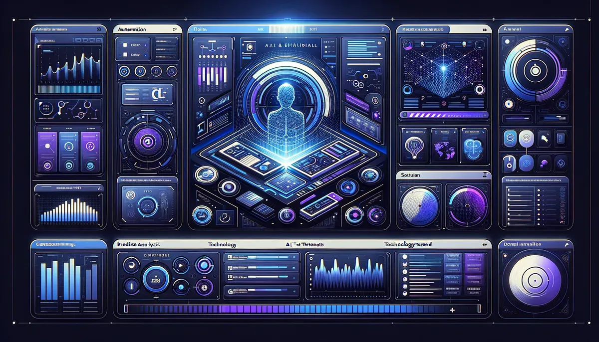 Dashboard interface showing AI and technology trends at SusHi Tech 2026 software features