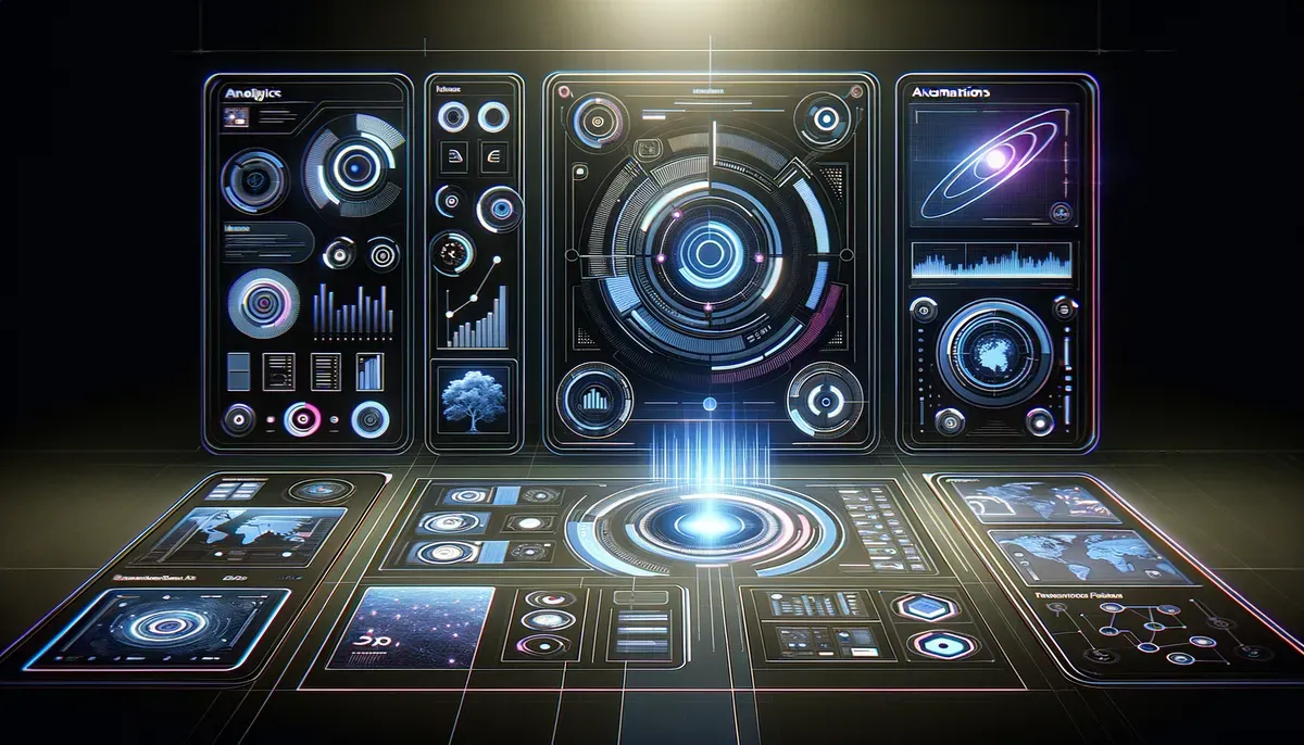 Dashboard interface showing AI and technology trends at SusHi Tech 2026 software features