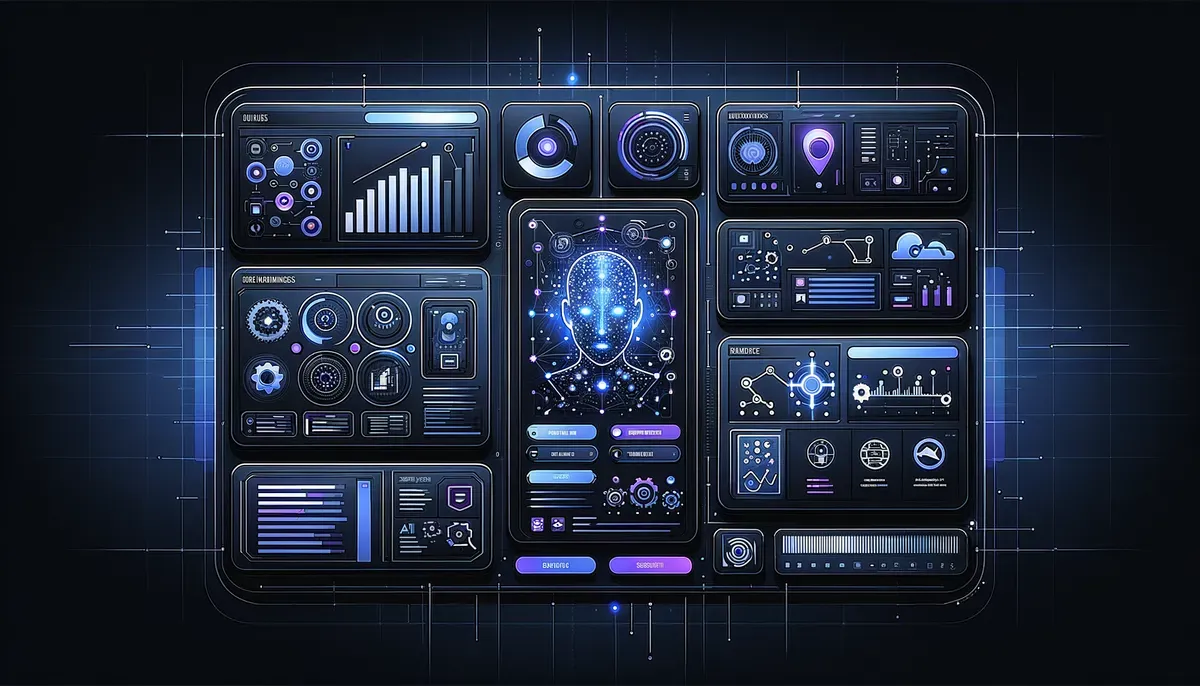 Dashboard interface showing AI and technology trends at SusHi Tech 2026 software features