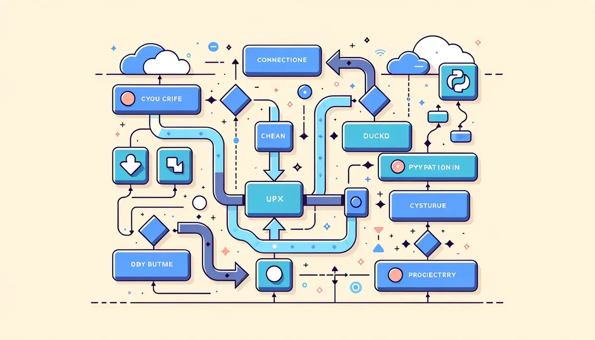 Diagram illustrating Building DuckDB-Python Analytics Pipeline workflow and process steps