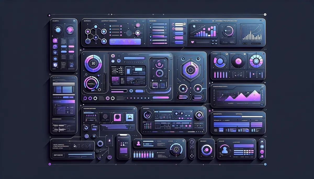 Dashboard interface showing Claude AI at HumanX conference software features