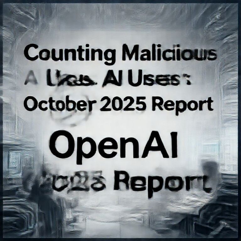 Countering Malicious AI Uses: OpenAI's October 2025 Report