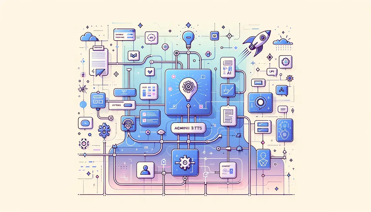 Diagram illustrating Google AI launches Gemini 31 Flash TTS workflow and process steps