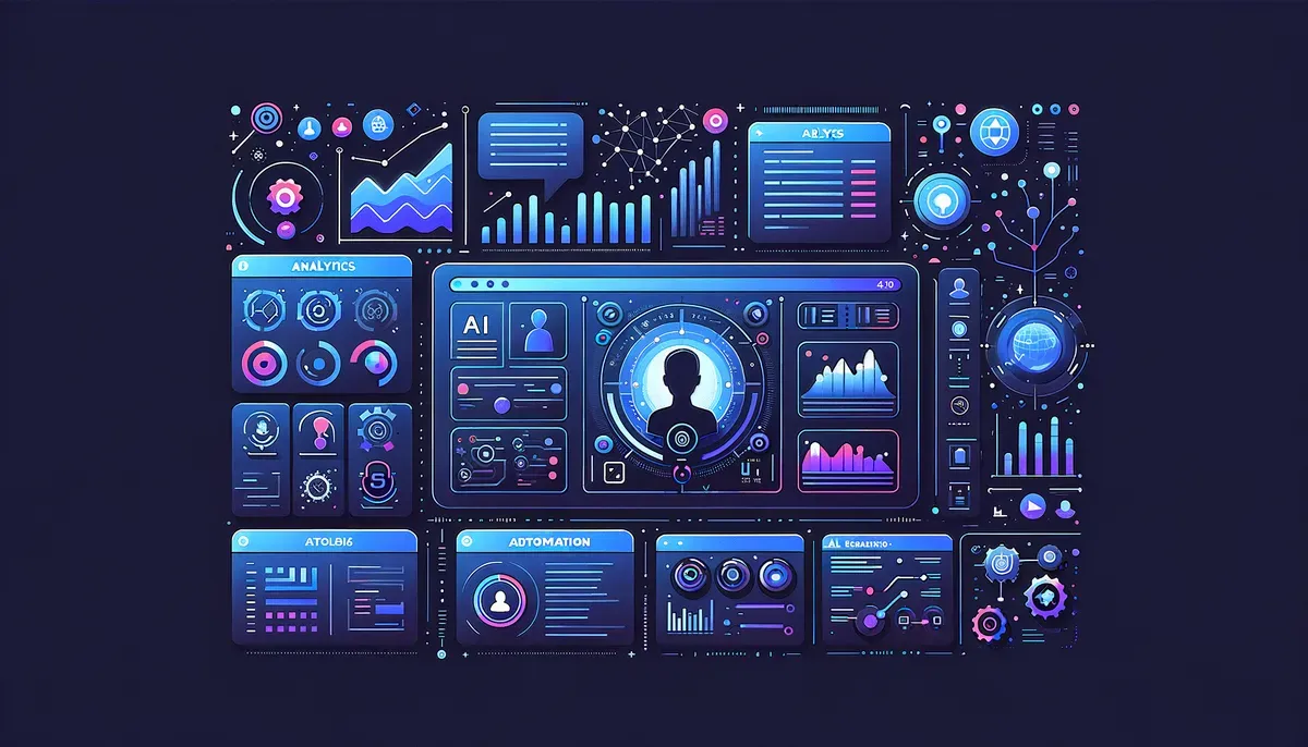 Dashboard interface showing AI learning platform Gizmo growth software features