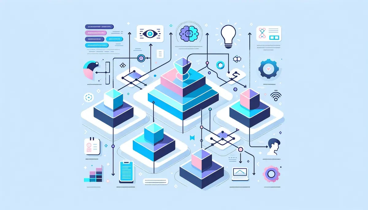 Diagram illustrating Knowledge Distillation for AI Models workflow and process steps