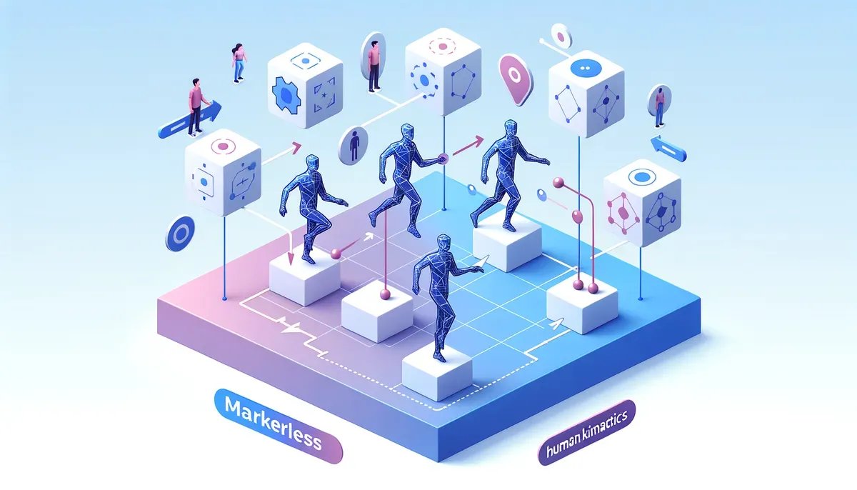 Diagram illustrating Markerless 3D Human Kinematics Tutorial workflow and process steps