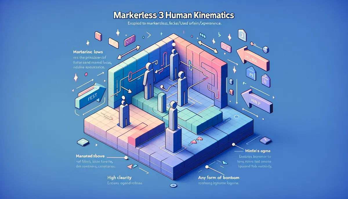 Diagram illustrating Markerless 3D Human Kinematics Tutorial workflow and process steps