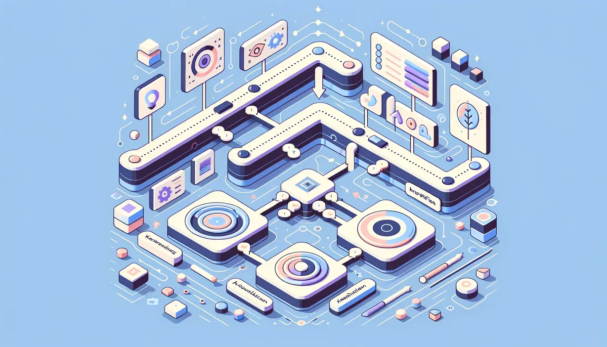 Diagram illustrating Knowledge Distillation for AI Models workflow and process steps