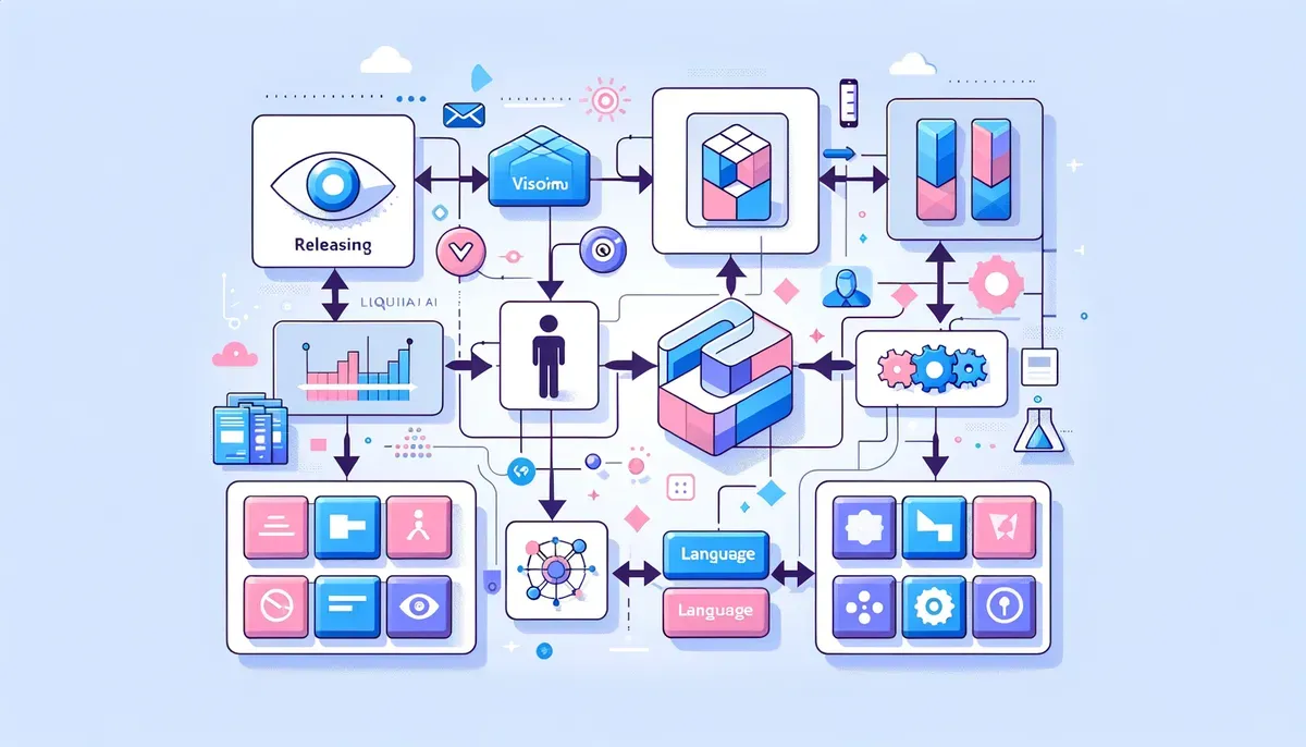 Diagram illustrating Liquid AI releases vision-language model workflow and process steps