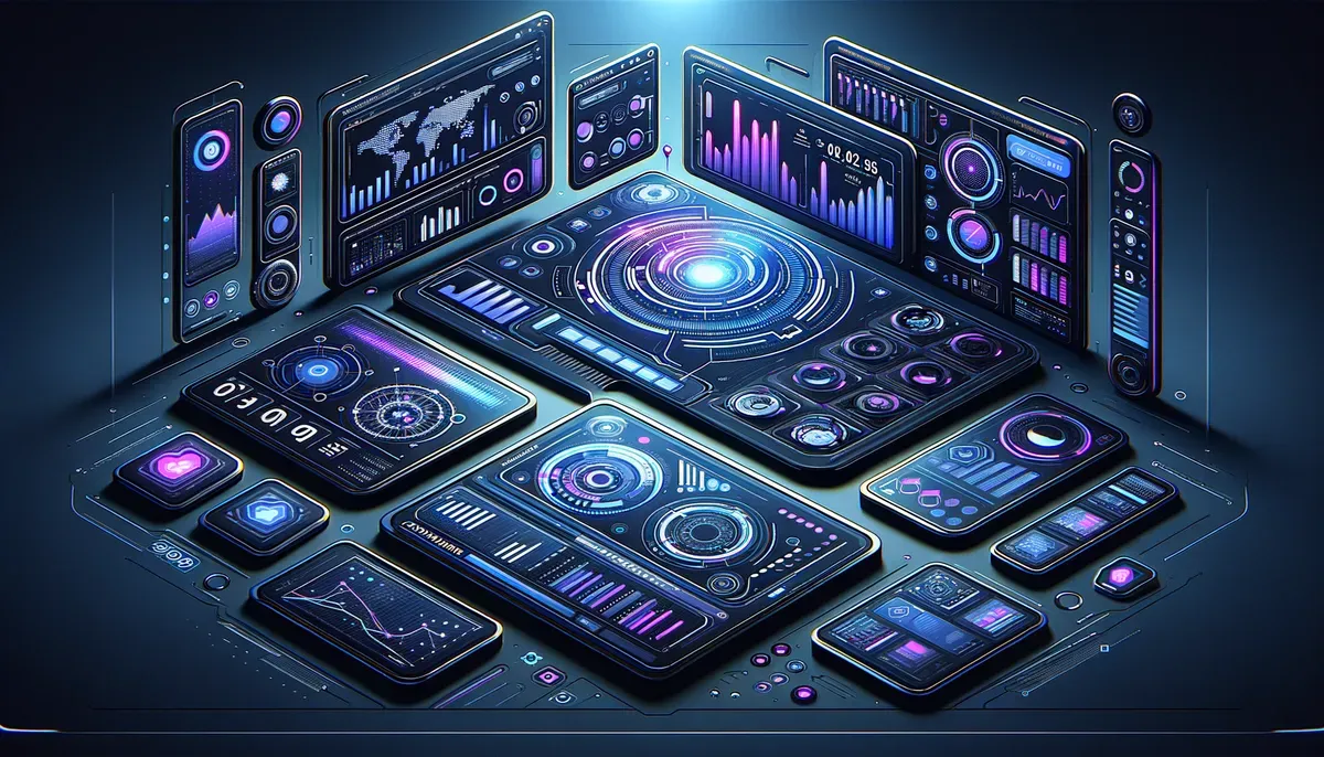 Dashboard interface showing Meta AI app App Store ranking software features