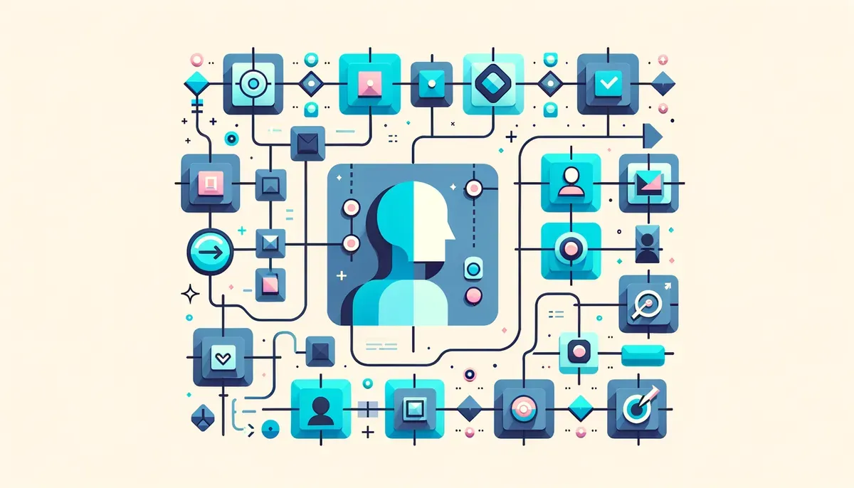 Diagram illustrating Microsoft developing new AI agent workflow and process steps