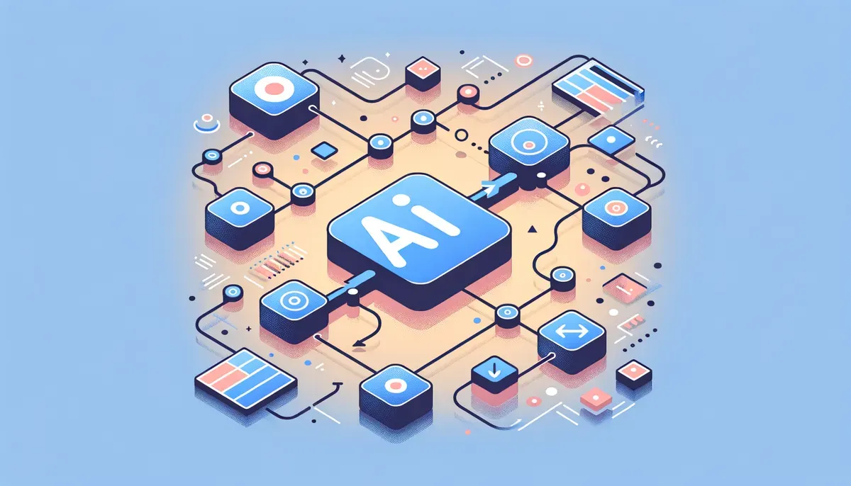 Diagram illustrating Microsoft developing new AI agent workflow and process steps