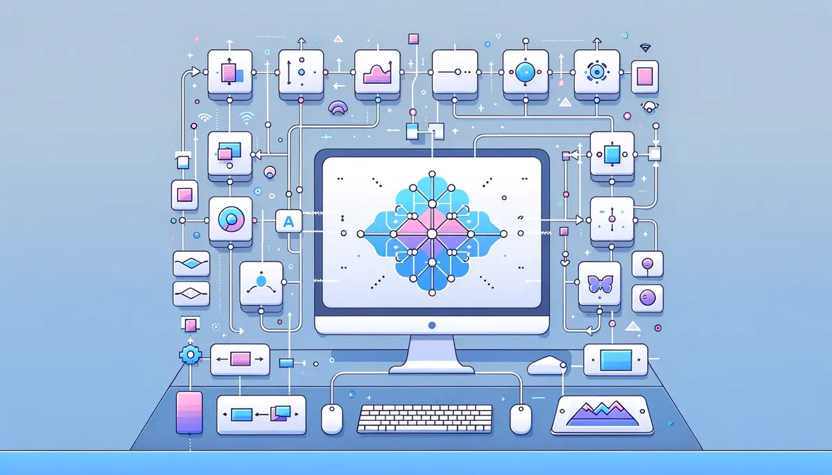 Diagram illustrating Neural Computers for AI Applications workflow and process steps