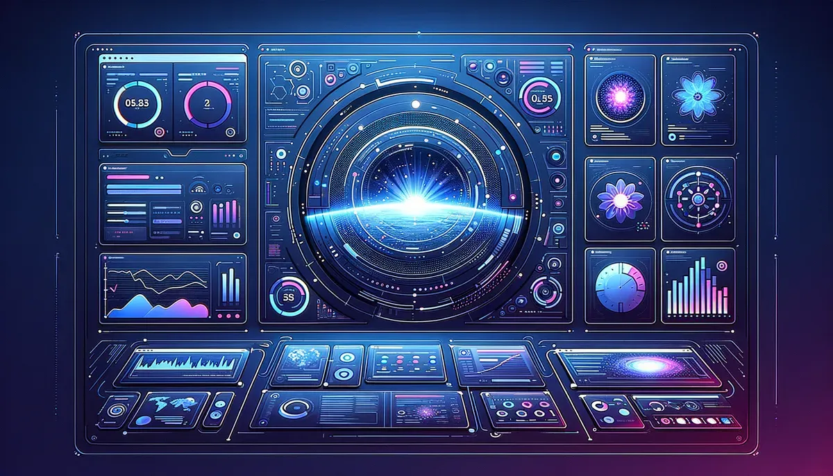 Dashboard interface showing Orbital compute cluster for AI software features