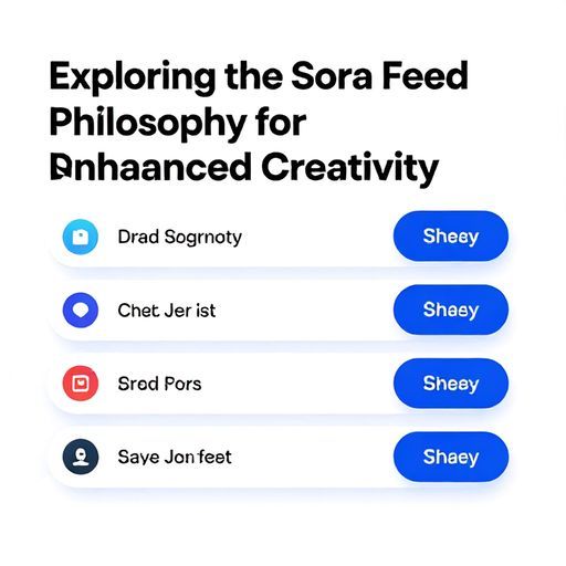 Exploring the Sora Feed Philosophy for Enhanced Creativity