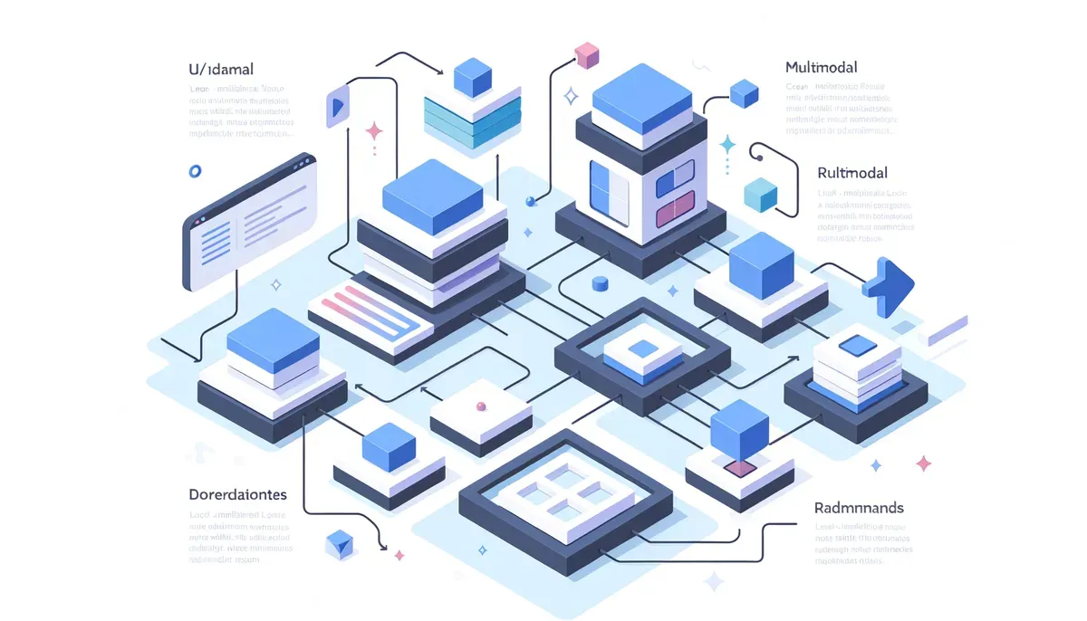 Diagram illustrating Alibaba Releases Multimodal RAG Framework workflow and process steps
